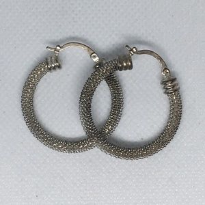 Roped Hooped Earrings.